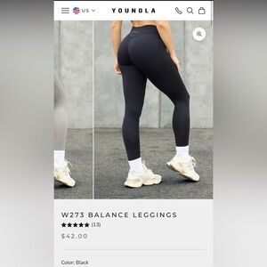 YoungLA Black Women’s Leggings